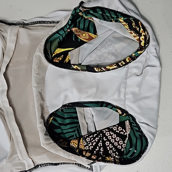 SWIM SUIT palm leaves one piece - Picture 12 of 15